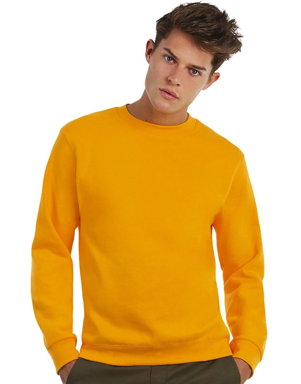 Sweat shirt personnalisé ras de cou 280 g/m2 80% coton peigné ringspun, 20% polyester manches set-in col bord côte