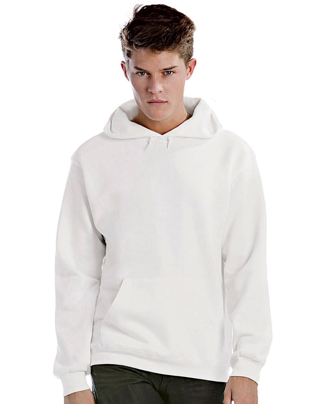 Sweat shirt personnalisé coupe moderne 280 g/m2 80% coton peigné ringspun, 20% polyester double capuche avec cordon