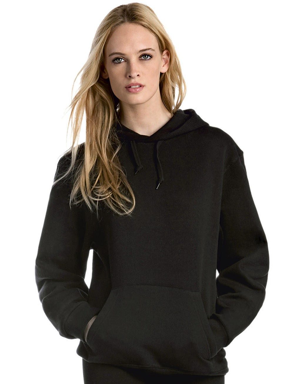 Sweat shirt personnalisé coupe moderne 280 g/m2 80% coton peigné ringspun, 20% polyester double capuche avec cordon