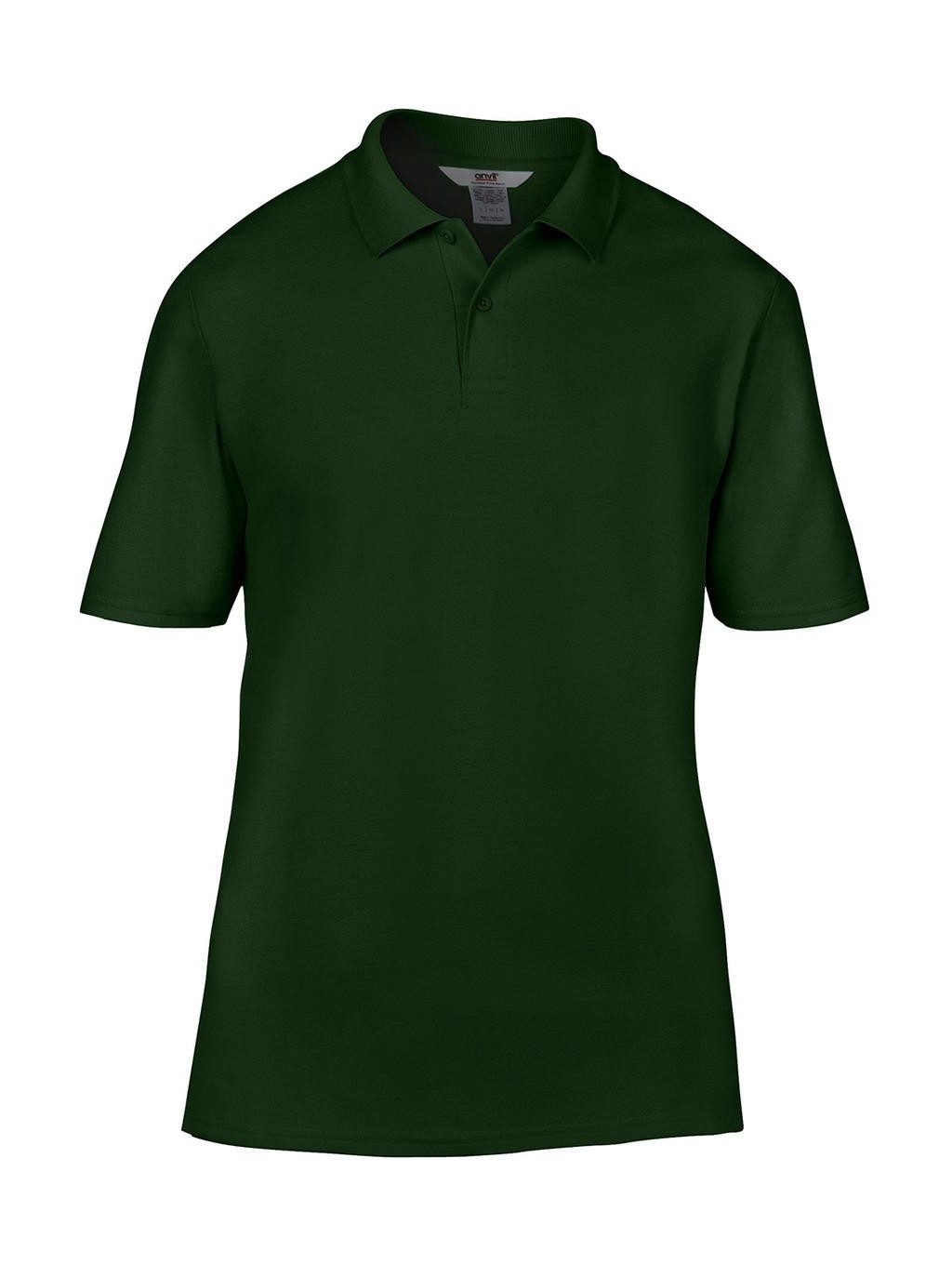 Polo adulto Double Piqué personalizado 100% algodón ringspun preencogido (doble piqué), 210 g/m² gris jaspeado: 90% algodón ringspun,