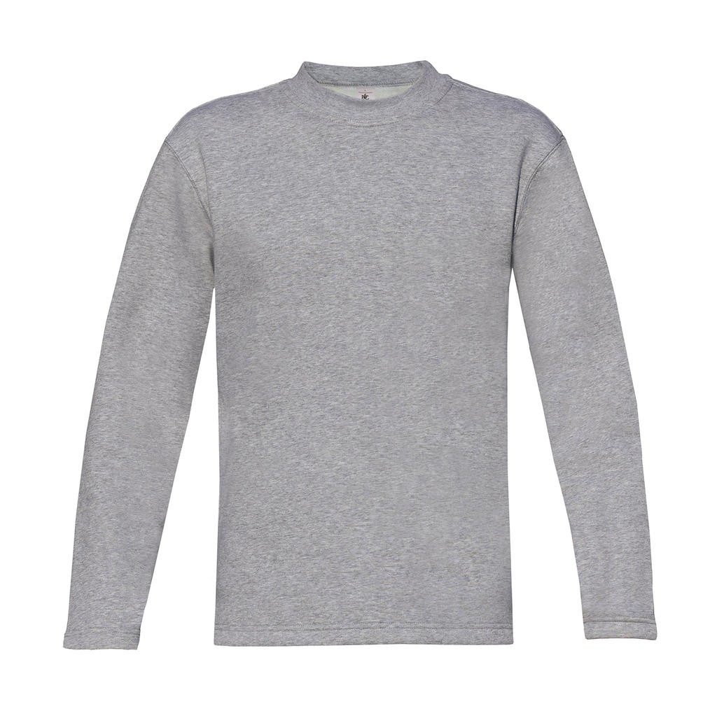 Sweat shirt publicité ajustée 280 g/m2  80% coton peigné ringspun, 20% polyester  bord côte au col avec élasthanne