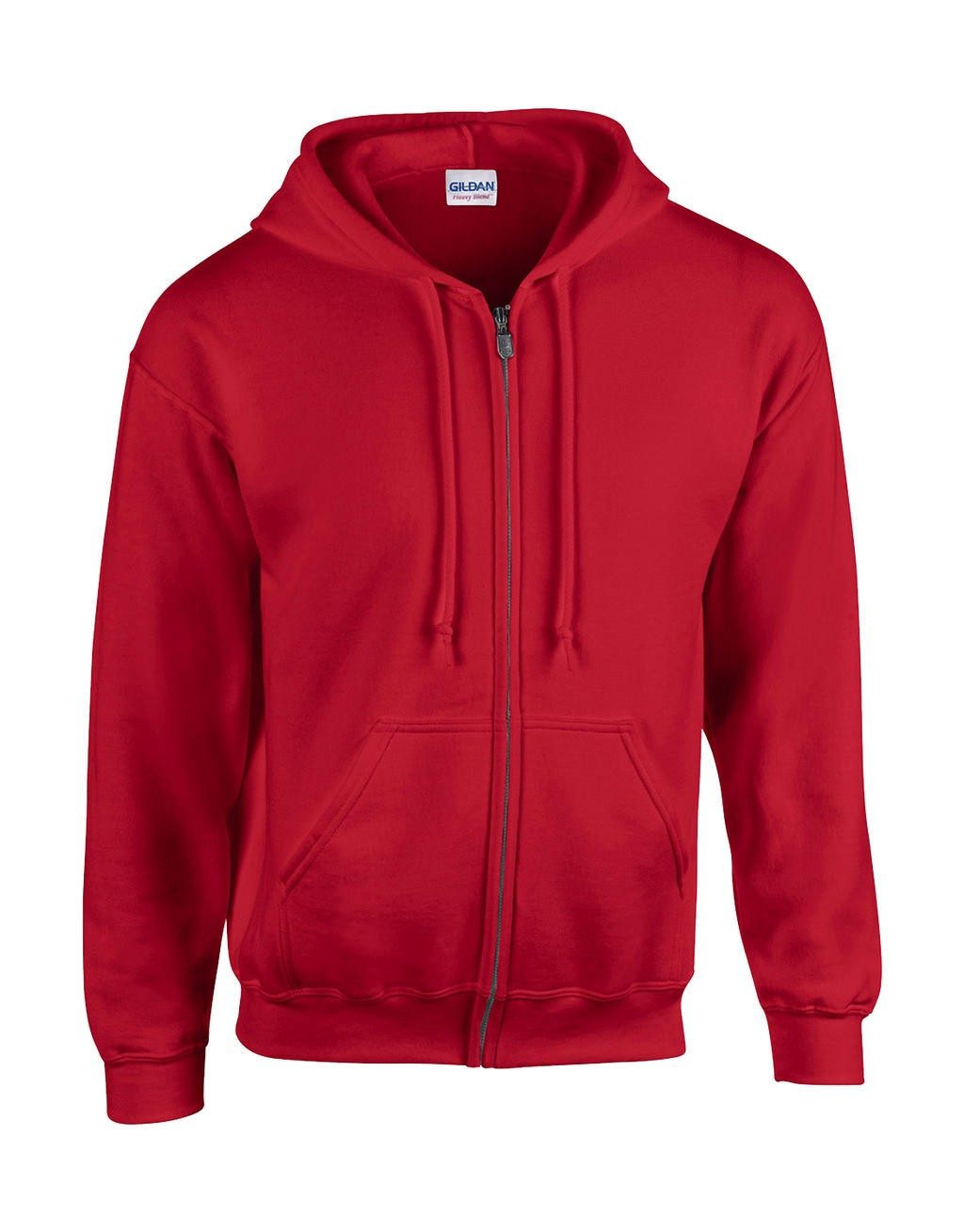 Sweat shirt personnalisable zip manches set-in 270 g/m² (White: 255 g/m²) 50% coton, 50% polyester coton cardé