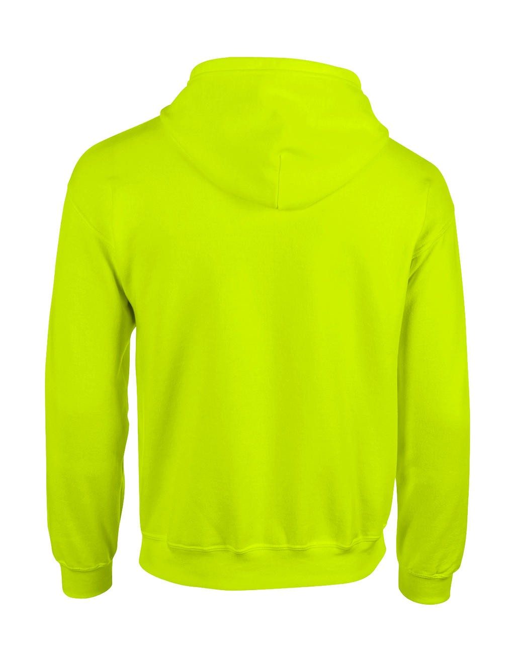 Sweat shirt publicitaire zip manches set-in 270 g/m² (White: 255 g/m²) 50% coton, 50% polyester coton cardé