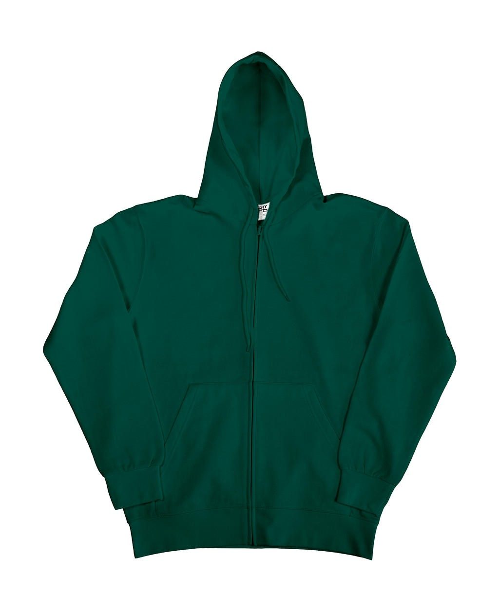 Sweat shirt publicitaire zip homme 280 g/m² 80% coton peigné ringspun, 20% polyester Light Oxford: 70% coton, 30% polyester