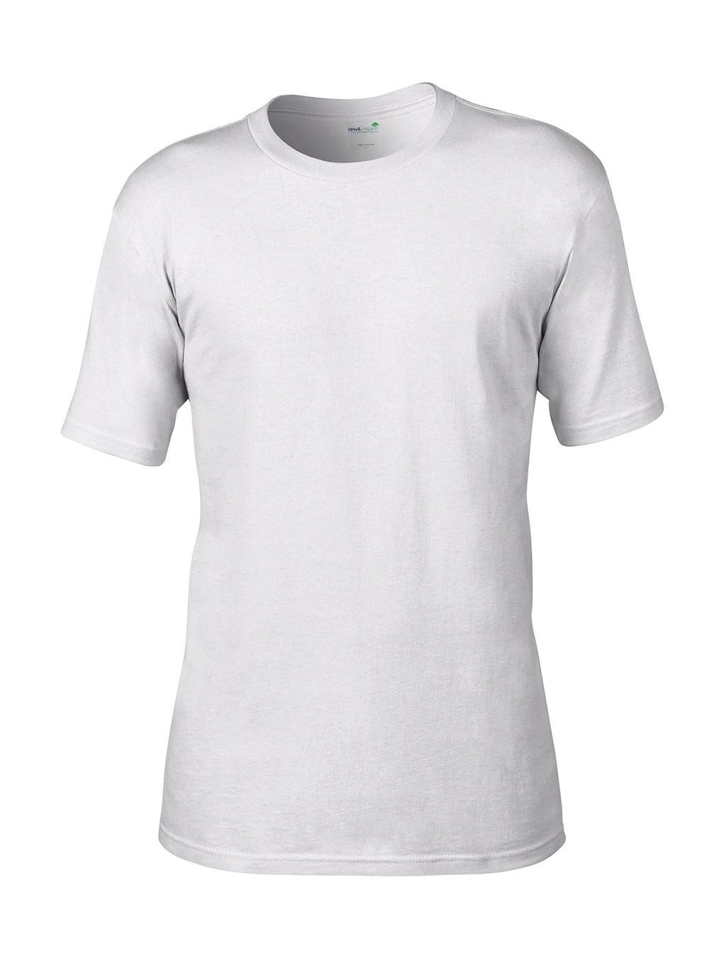 T-shirt con stampa logo in cotone biologico, ideale per la promozione aziendale.