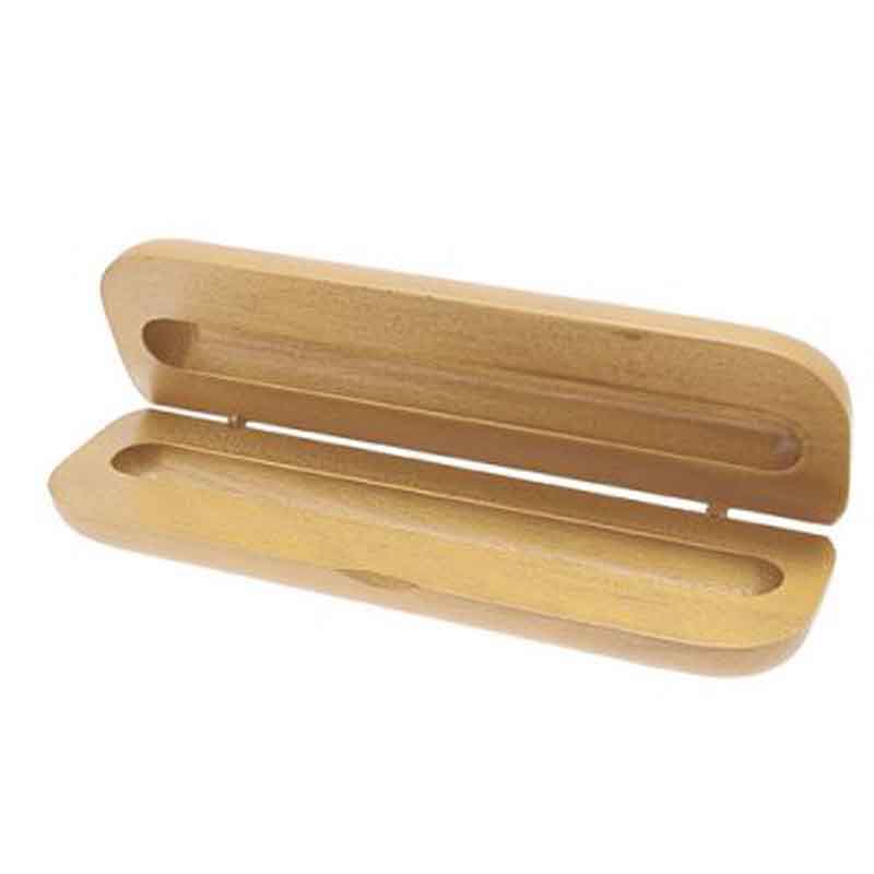 Boite parure bois 1 stylo bois clair