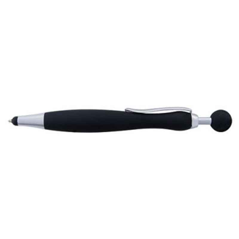 Stylo bille/stylet aspect gomme bleu turquoise