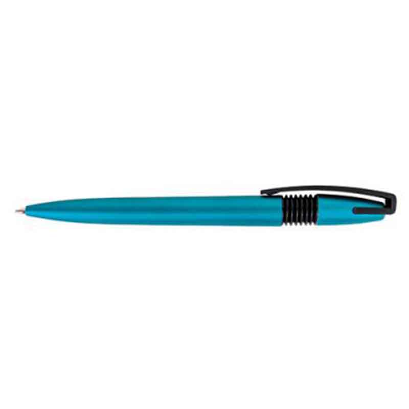 Stylo bille bleu turquoise/noir