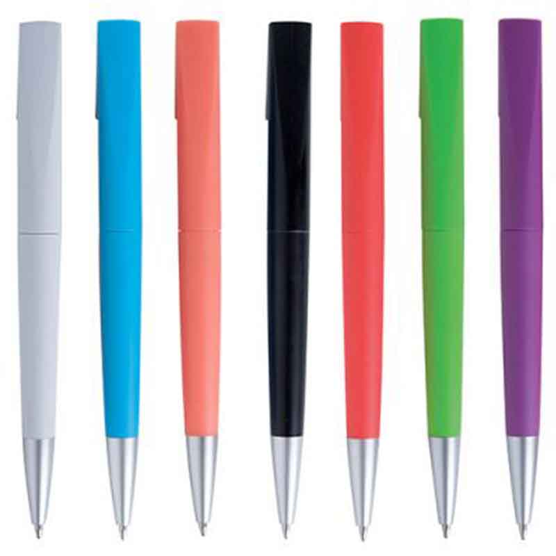 Stylo bille blanc/argent