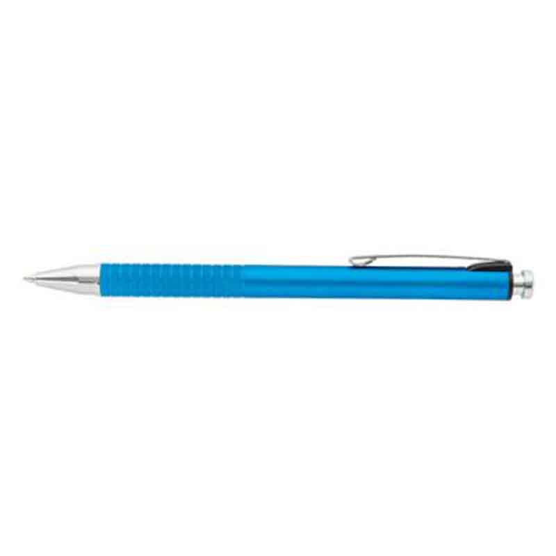 Penna a sfera con clip in metallo argentato