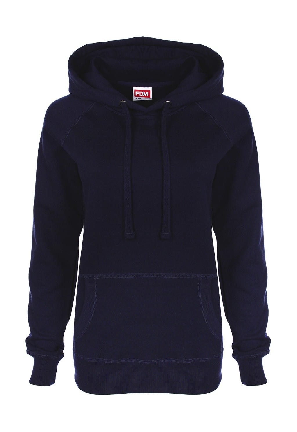 Felpa con cappuccio Raglan Felpa pubblicitaria da donna 80% cotone, 20% poliestere, 300 g/m2 Vestibilità slim femminile