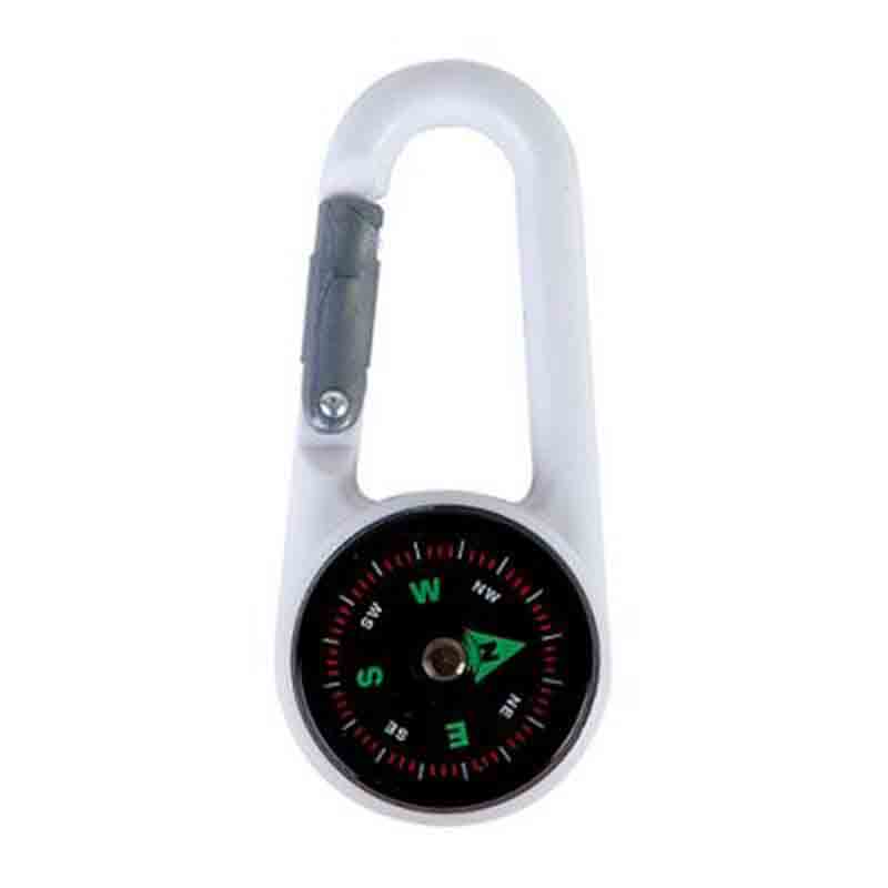 Carabiner boussole plastique bleu