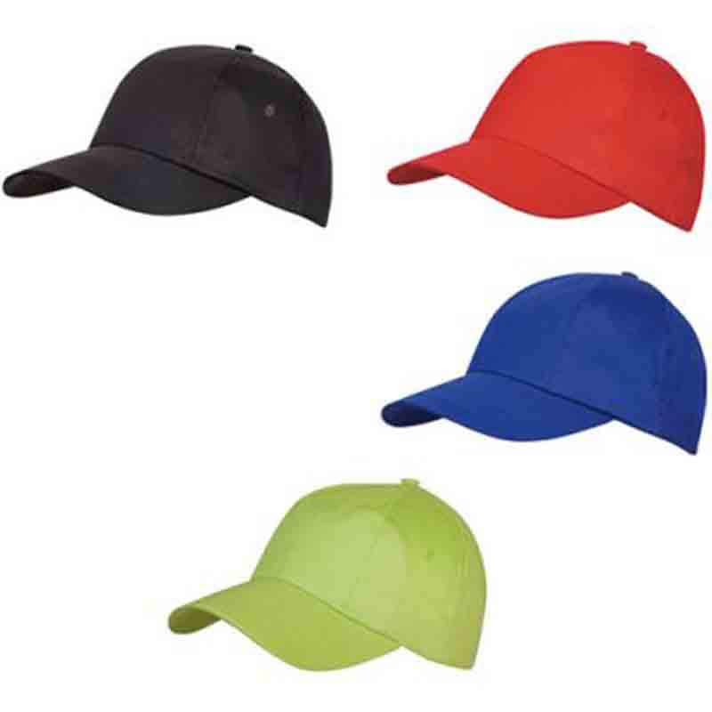 Casquette personnalisée 6 panneaux décalés bleu roi Taille adulte visière 7,5 cm 100 % coton twill