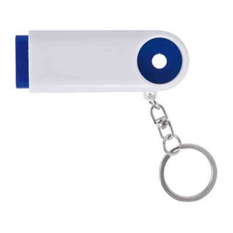 Token keyring 2 LED white/navy