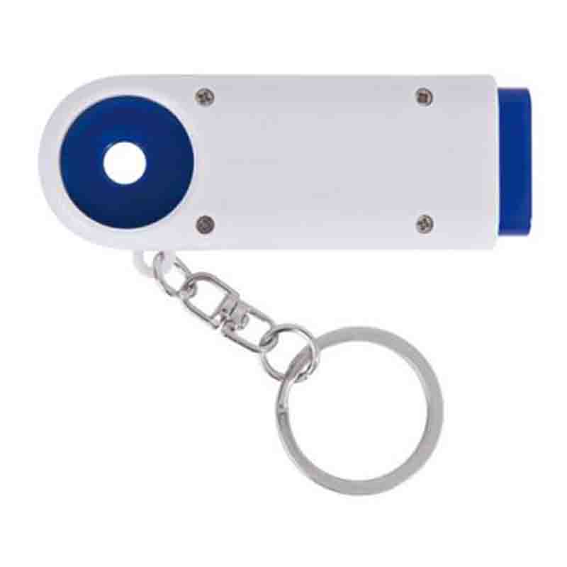Token keyring 2 LED white/navy