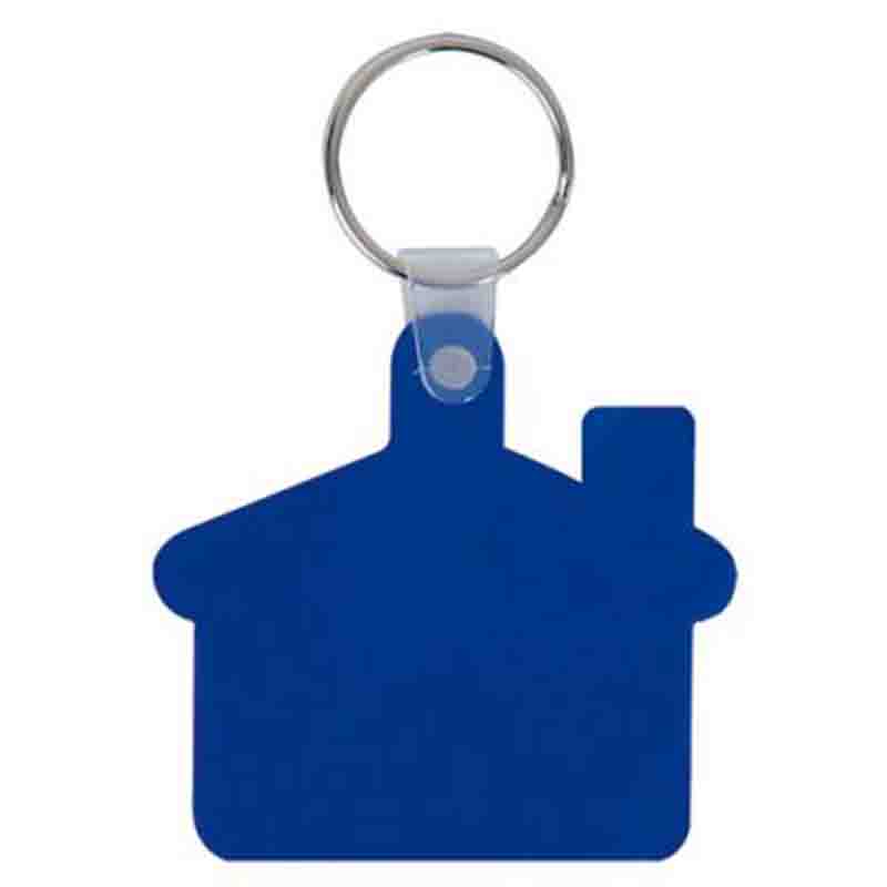 Porte-clés maison souple blanc