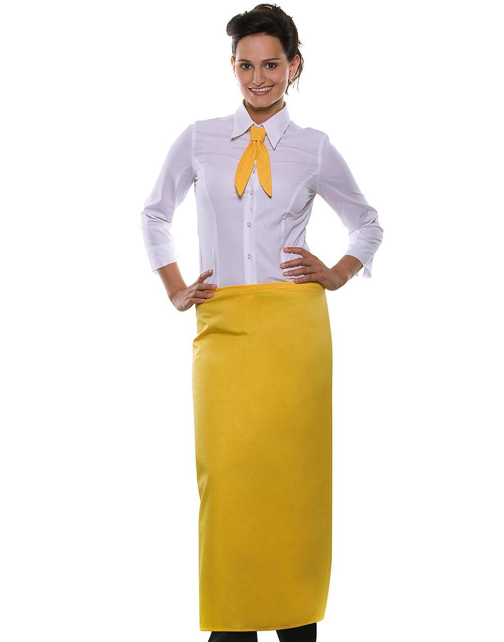 Tablier Ibiza publicitaire jaune