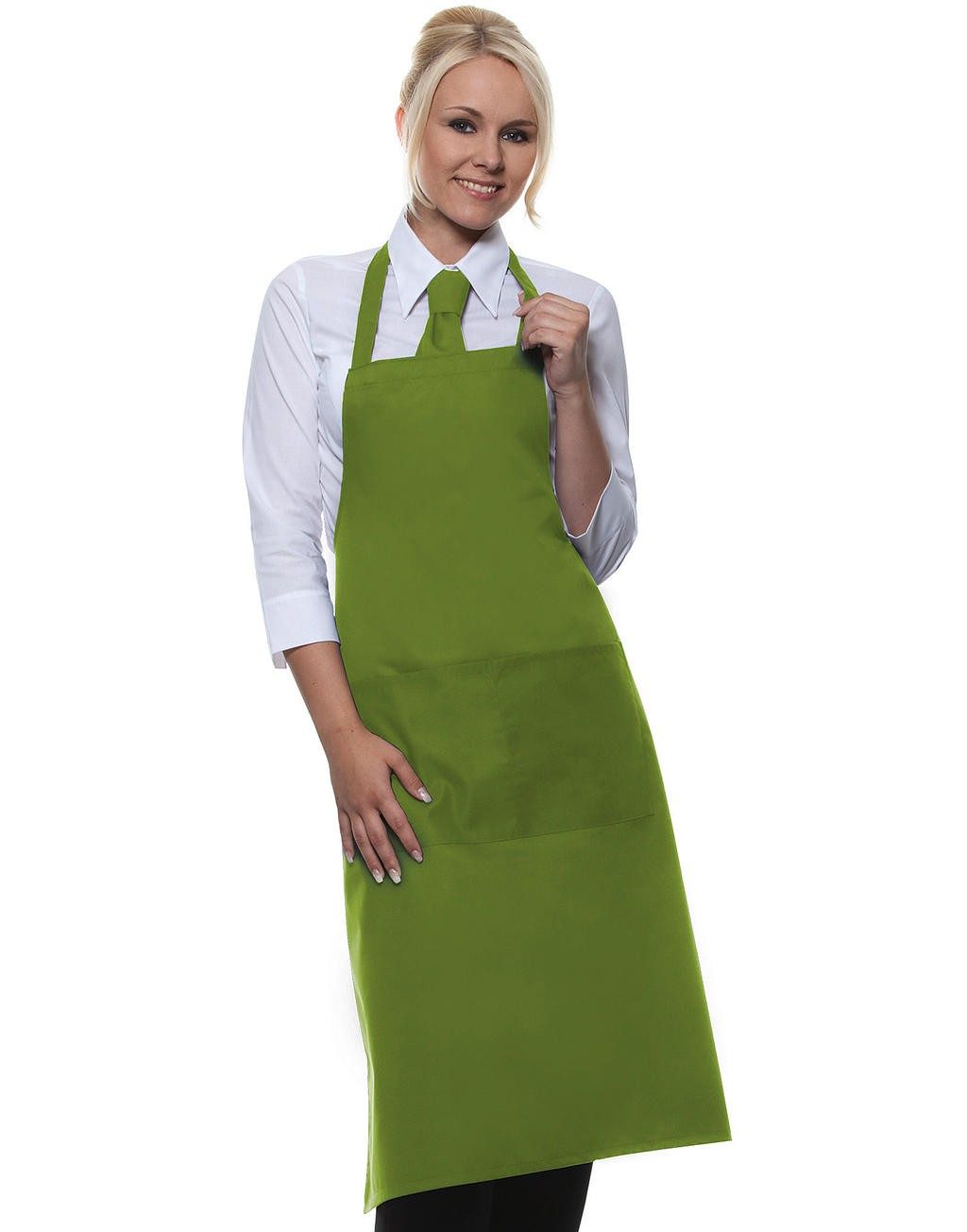 Tablier Denmark publicitaire vert asperge