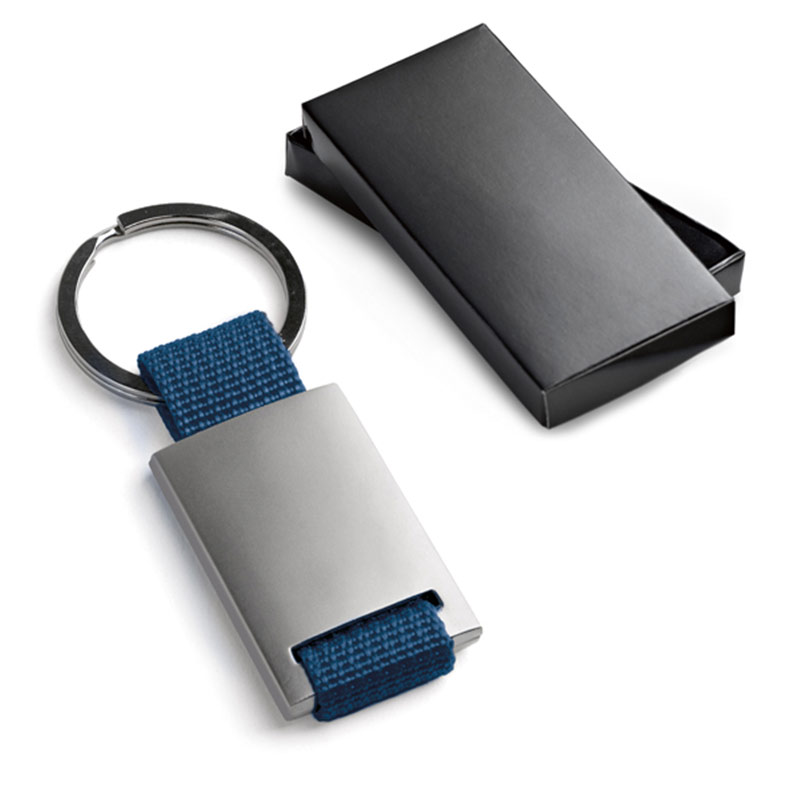 Porte-clés métal et webbing.