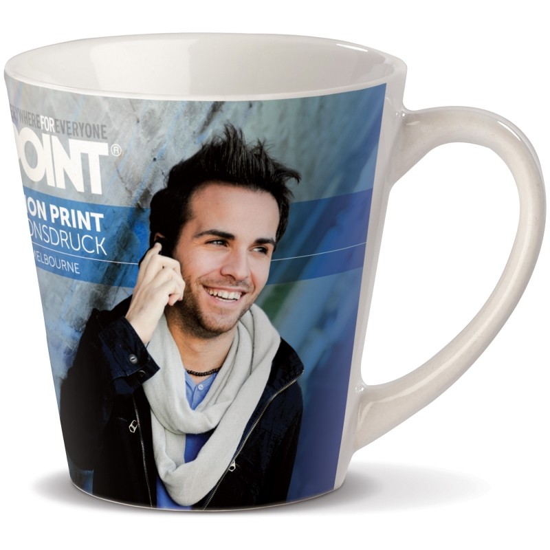 Mug publicitaire entreprise personnalisé pour bureau, l'accessoire idéal pour allier confort et visibilité de votre marque."