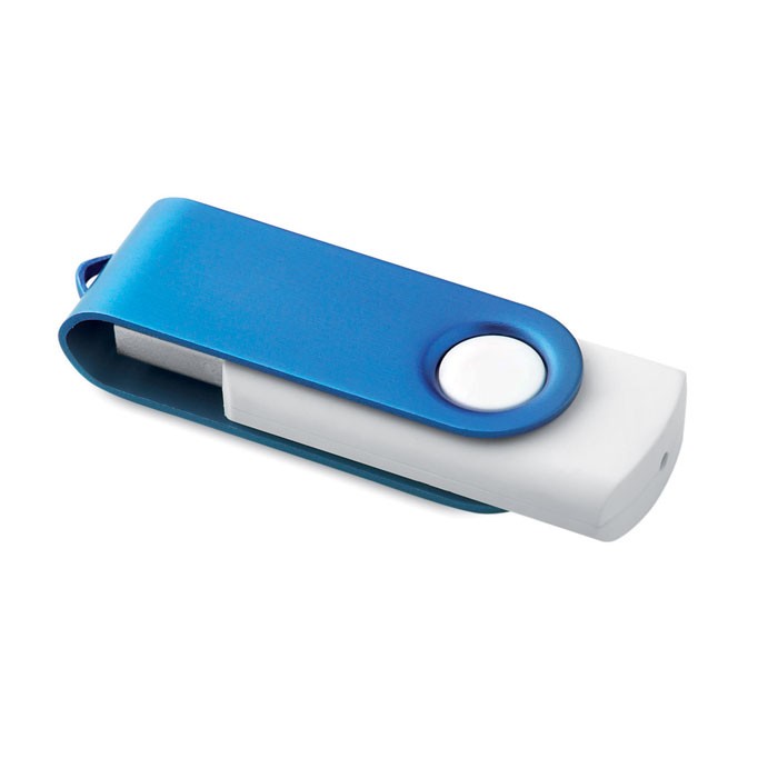 Clé USB rotative avec corps blanc