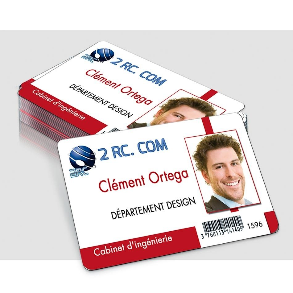 Cartes d'identifications photos personnalisée