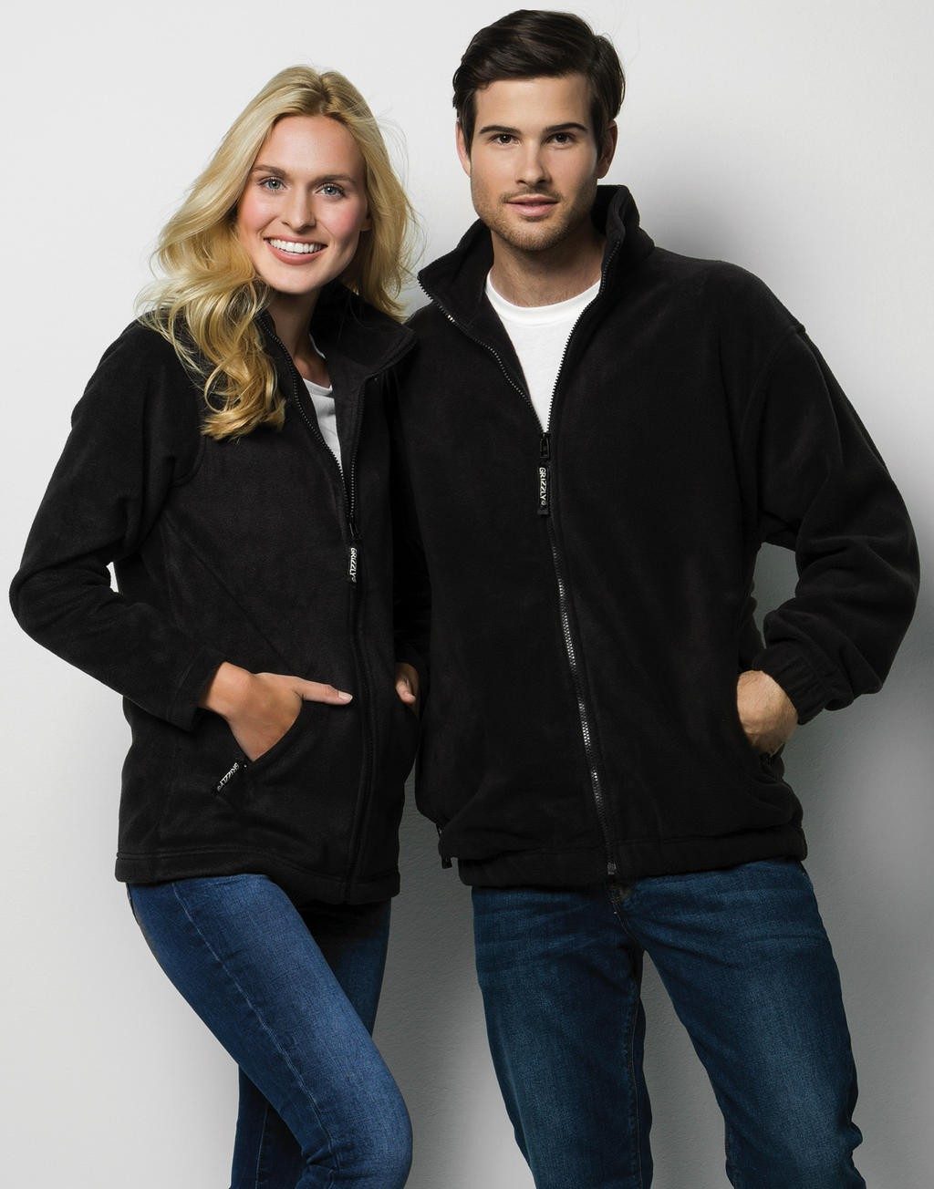 Pile Active con zip intera personalizzabile 100% poliestere (pile anti-pilling), maniche a giro da 300 g/m²