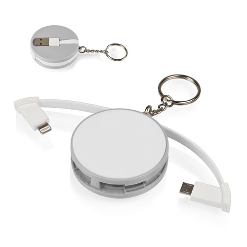 Porte-clés cable USB DUO