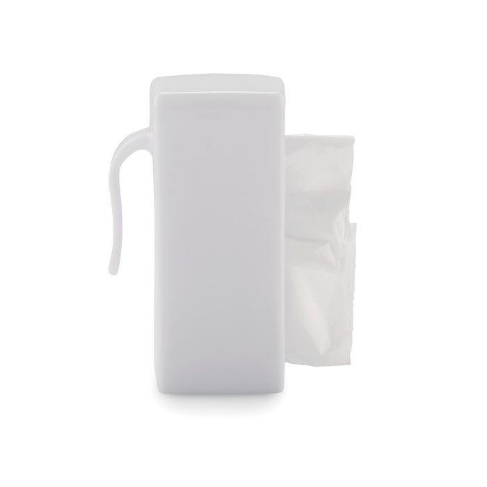 ZAKBAG Boite personnalisable de 15 sacs à déchets pour la voiture. Clip sur l'arrière.