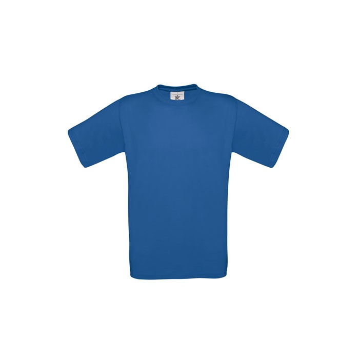 T-SHIRT azul royal personalizável face EXACT 190 TU004, 185 g/m2. 100% algodão jérsei fiado em anel