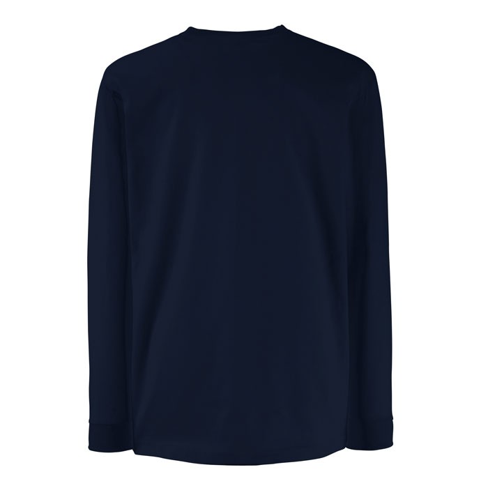 Publicidade KIDS azul marinho verso LS VALOR PESO 61-007-0 165 g/m2 (Branco: 160 g/m2). 100% algodão (fio Belcoro®).