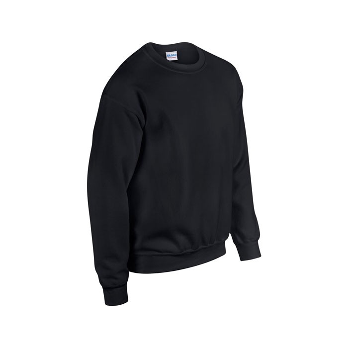 HEAVY personnalisable noir profil BLEND SWEAT 18000270 gr/m2 (White: 255 gr/m2). 50% coton, 50% polyester. Coton texturé (fil a