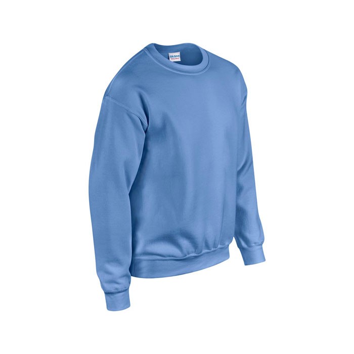 HEAVY publicité bleu profil BLEND SWEAT 18000 270 gr/m2 (White: 255 gr/m2). 50% coton, 50% polyester. Coton texturé (fil air jet