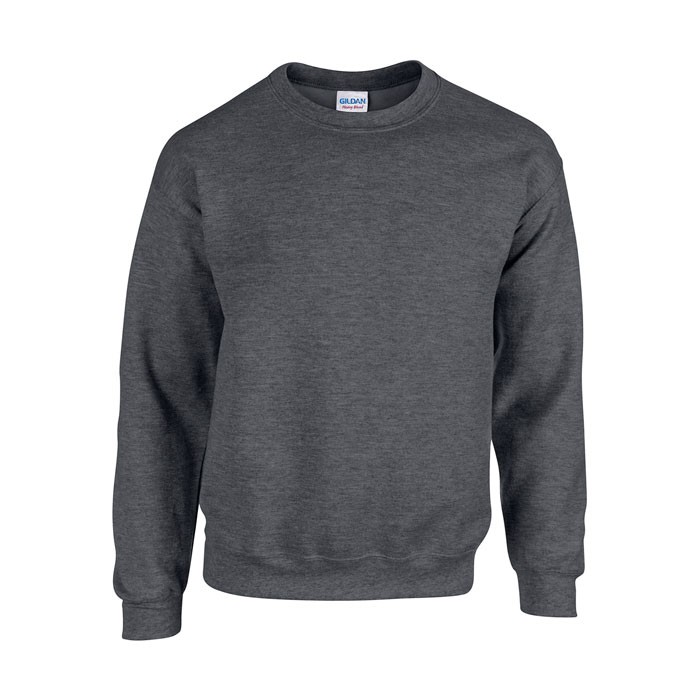 HEAVY personnalisé charbon face BLEND SWEAT 18000 270 gr/m2 (White: 255 gr/m2). 50% coton, 50% polyester. Coton texturé (fil air