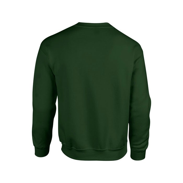 HEAVY personnalisé vert forêt dos BLEND SWEAT 18000 270 gr/m2 (White: 255 gr/m2). 50% coton, 50% polyester. Coton texturé (fil a