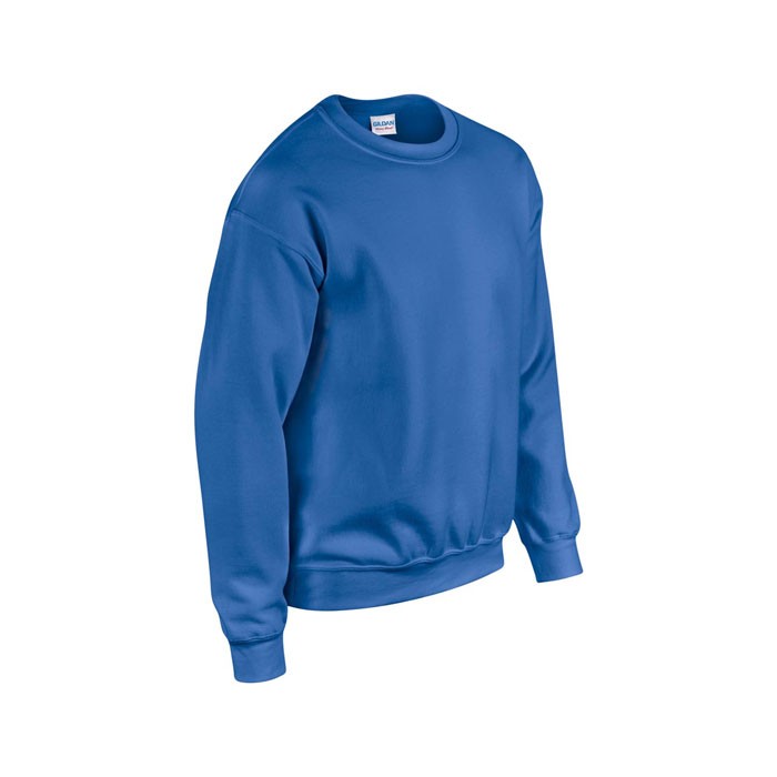 HEAVY publicitaire bleu saphir profil BLEND SWEAT 18000 270 gr/m2 (White: 255 gr/m2). 50% coton, 50% polyester. Coton texturé (f