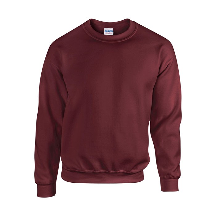 HEAVY publicitaire marron face BLEND SWEAT 18000 270 gr/m2 (White: 255 gr/m2). 50% coton, 50% polyester. Coton texturé (fil air