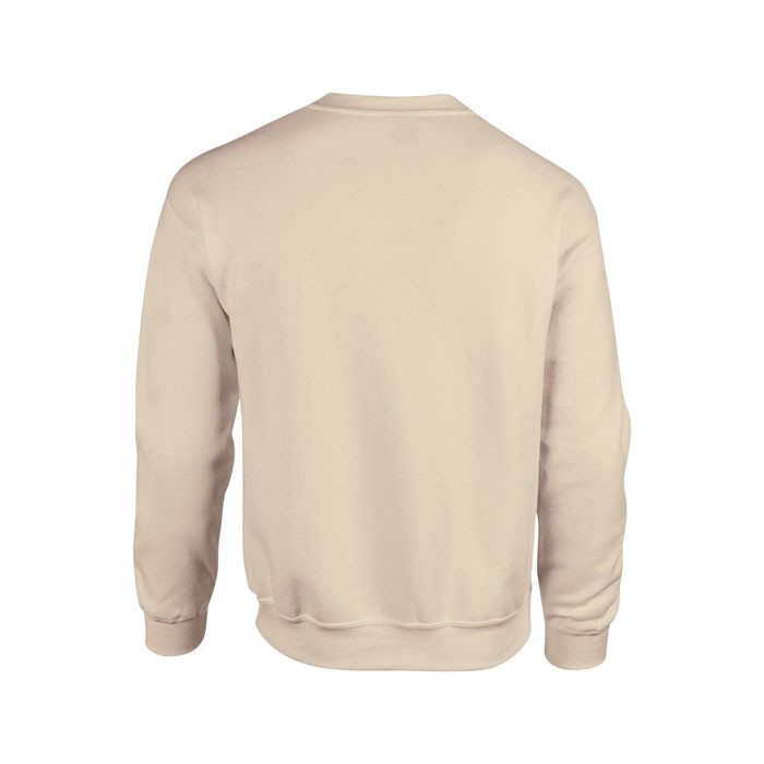 HEAVY publicitaire sable dos BLEND SWEAT 18000 270 gr/m2 (White: 255 gr/m2). 50% coton, 50% polyester. Coton texturé (fil air je