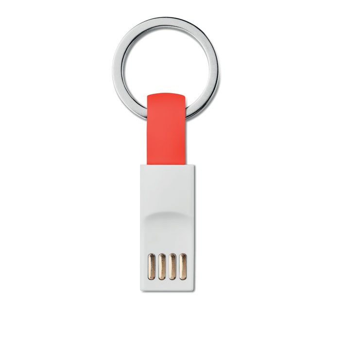 MINI Porte- clés personnalisé câble en TPE avec micro USB pour smartphone et tablettes.