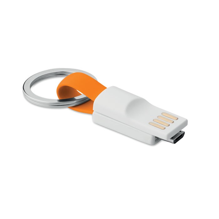 MINI Porte- clés personnalisé câble en TPE avec micro USB pour smartphone et tablettes.