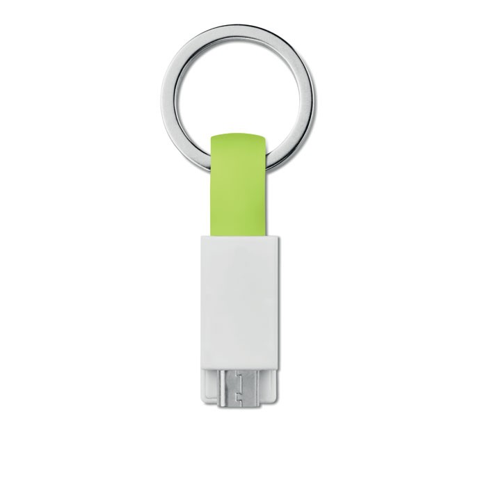MINI Porte- clés personnalisable câble en TPE avec micro USB pour smartphone et tablettes.