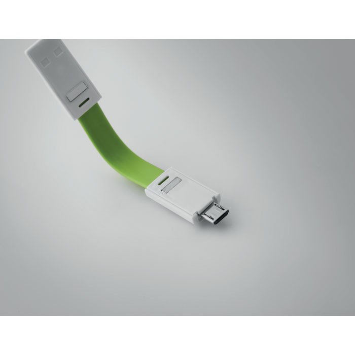 MINI Porte- clés personnalisé câble en TPE avec micro USB pour smartphone et tablettes.