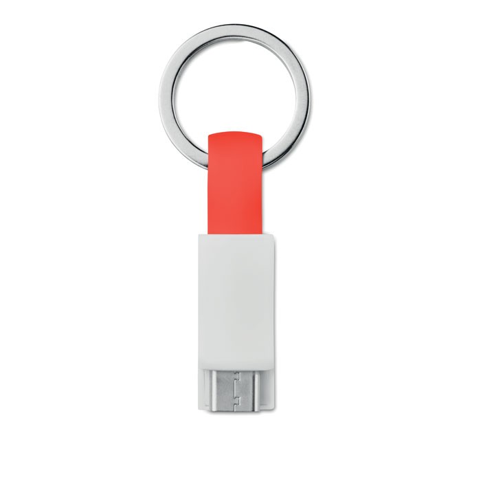 MINI C Porte-clés personnalisable câble en TPE avec type C pour smartphone et tablettes.