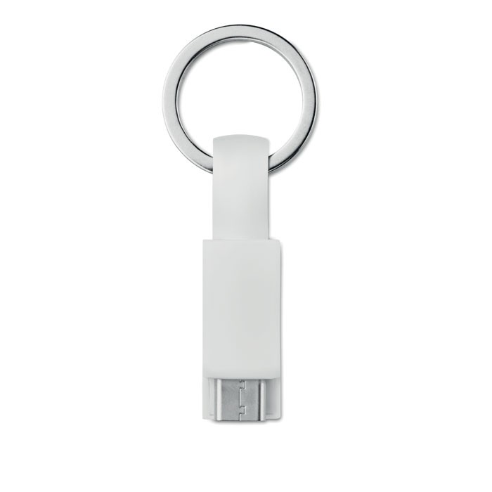 MINI C Porte-clés publicité câble en TPE avec type C pour smartphone et tablettes.