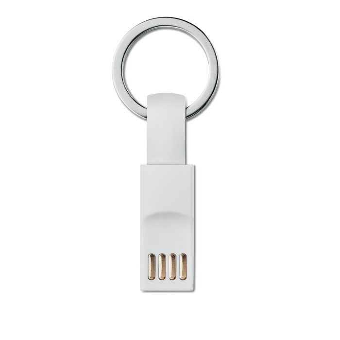 MINI C Porte-clés personnalisable câble en TPE avec type C pour smartphone et tablettes.