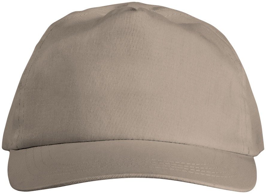 Casquette publicitaire Basic 5 panneaux 100% coton.  5 panneaux.  Fermeture par scratch.  Taille 58 cm.