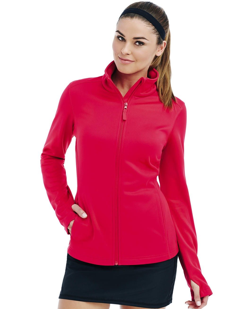 Veste polaire publicitaire femme Active 240 g/m²  100% polyester (doublé polyester)  matériau doux