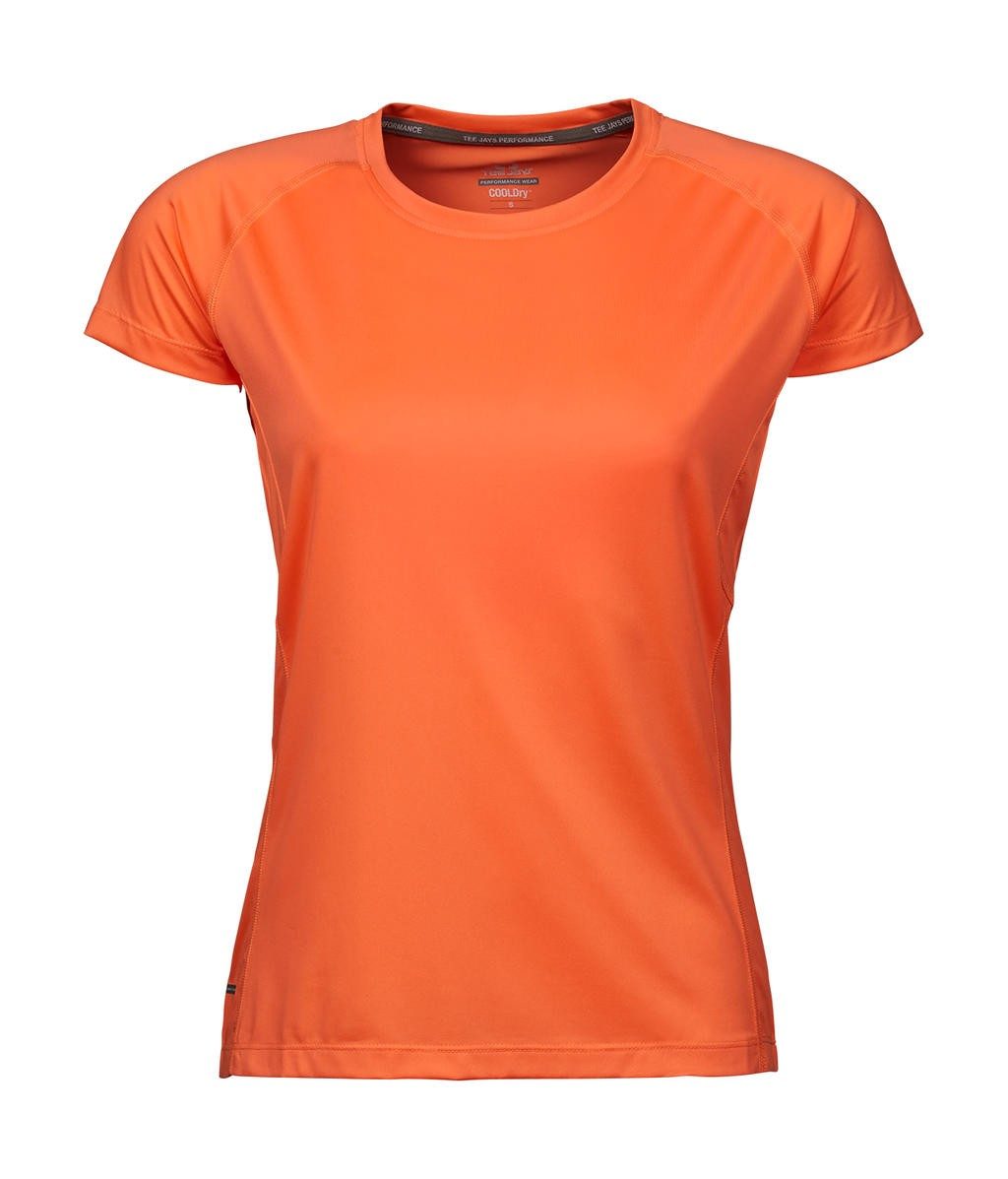 Tee-shirt publicité femme respirant 160 g/m² 95% polyster (tissu COOLdry), 5% élasthanne