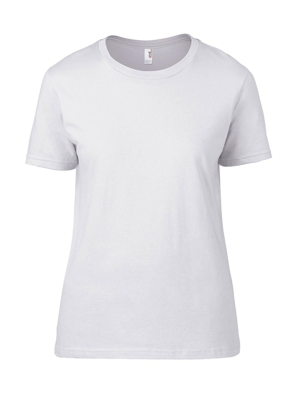 Tee-shirt publicitaire blanc face femme Fashion 100% coton ringpsun prérétréci 150 g/m² Heather Grey: 90% coton, 10% polyester,