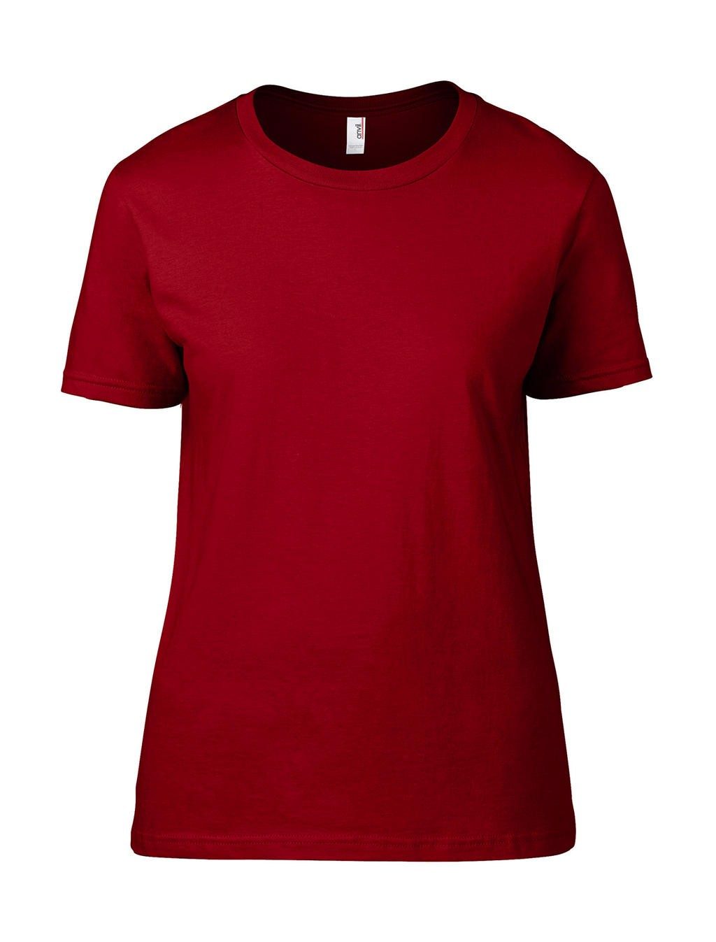 Tee-shirt publicitaire rouge face femme Fashion 100% coton ringpsun prérétréci 150 g/m² Heather Grey: 90% coton, 10% polyester,
